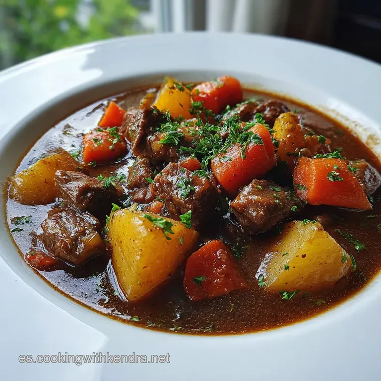 Carne Guisada Con Patatas Tradicional