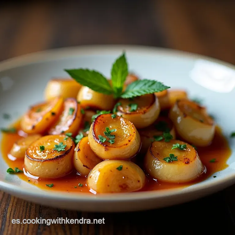 El Secreto del Sabor Lento Cebollas Caramelizadas a Fuego Amable