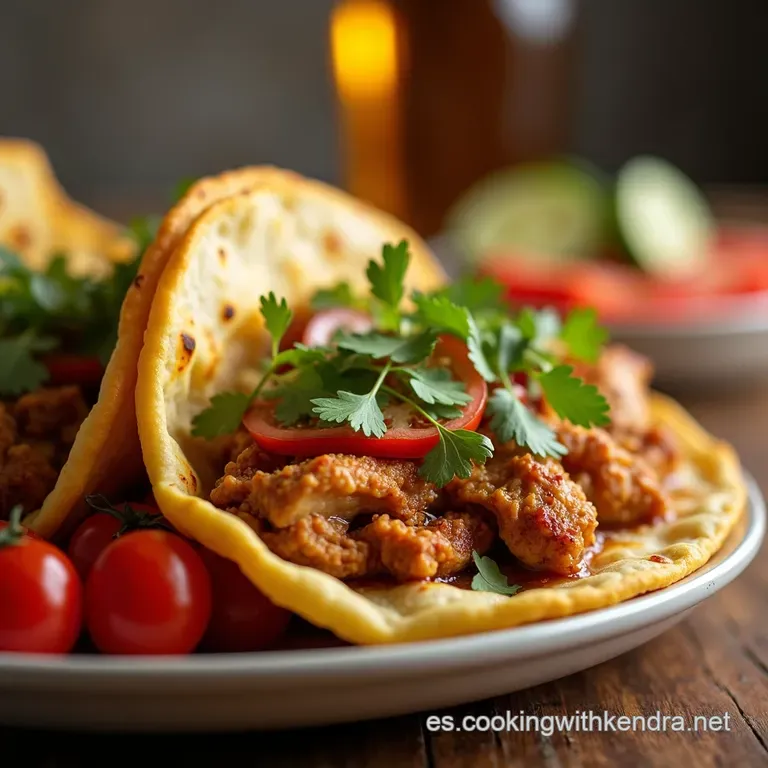 Chicken Gyros Caseros Sabor Griego Aut&eacute;ntico presentation