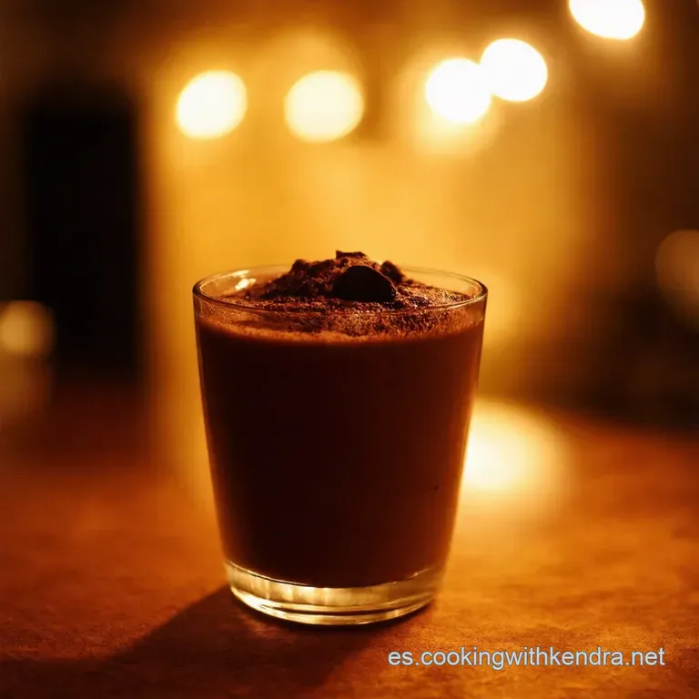 Chocolate Caliente Congelado De Ensue&ntilde;o presentation