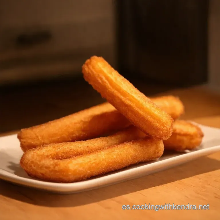 Churros Caseros Crujientes Y Deliciosos presentation