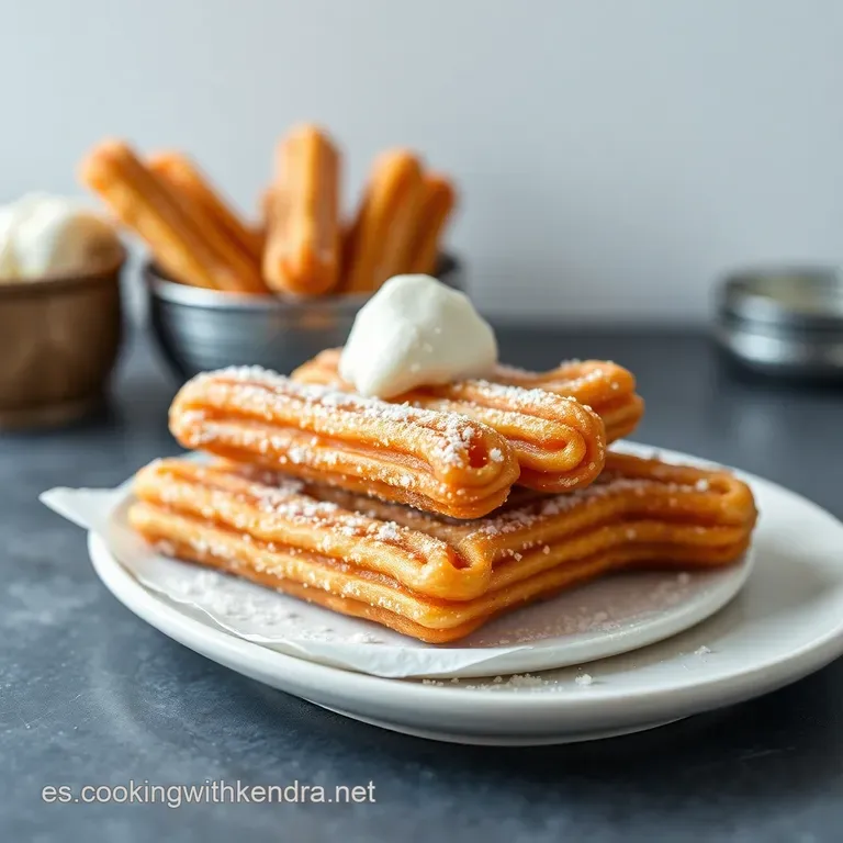Churros Crujientes con Chocolate de Pel&iacute;cula
