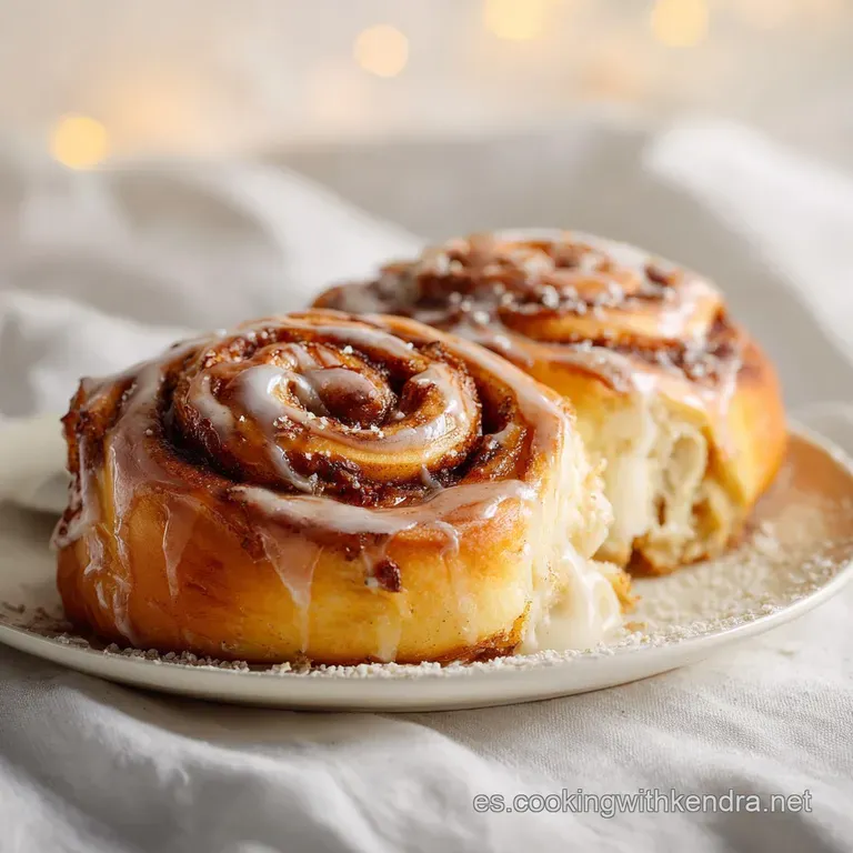 Cinnamon Roll de Pie de Manzana: Miga Aterciopelada