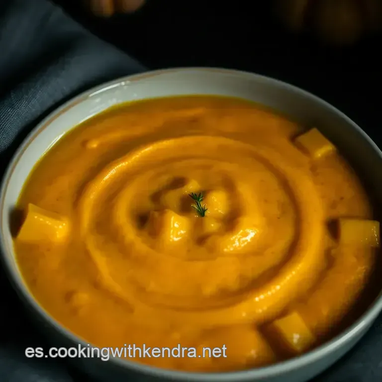 Crema De Calabaza Especiada presentation