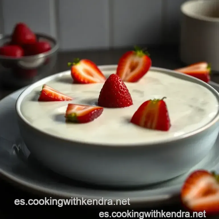 Crema Dulce De Fresas Y Coco presentation