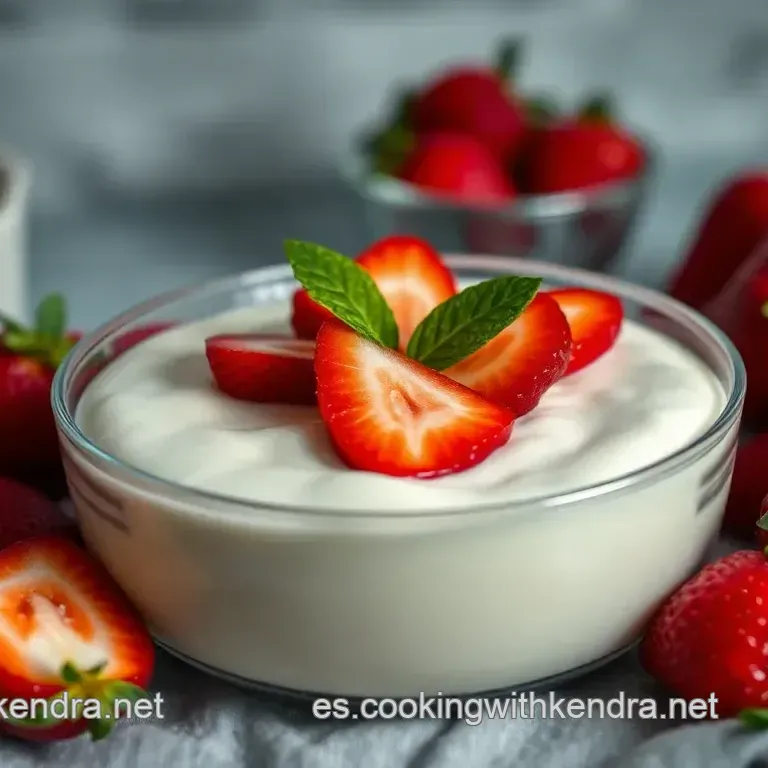 Crema Dulce de Fresas y Coco