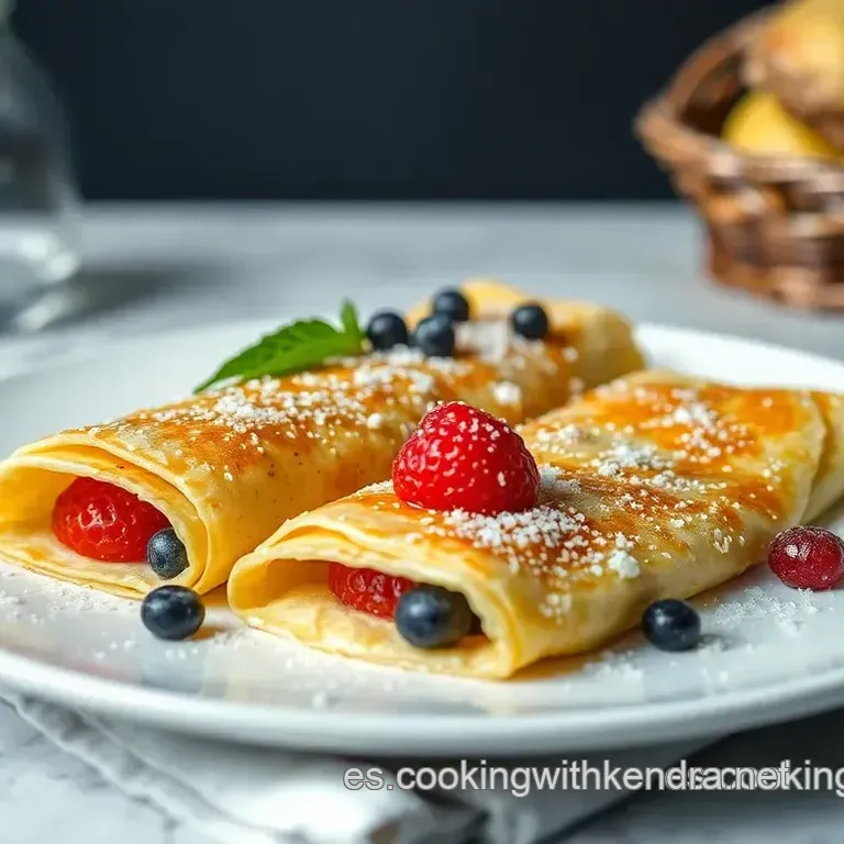 Crepes Cl&aacute;sicas Francesas: &iexcl;F&aacute;ciles y Deliciosas!