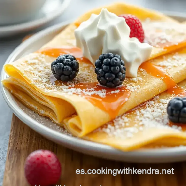 Crepes Dulces Cl&aacute;sicos: &iexcl;Un Abrazo De Sabor! presentation