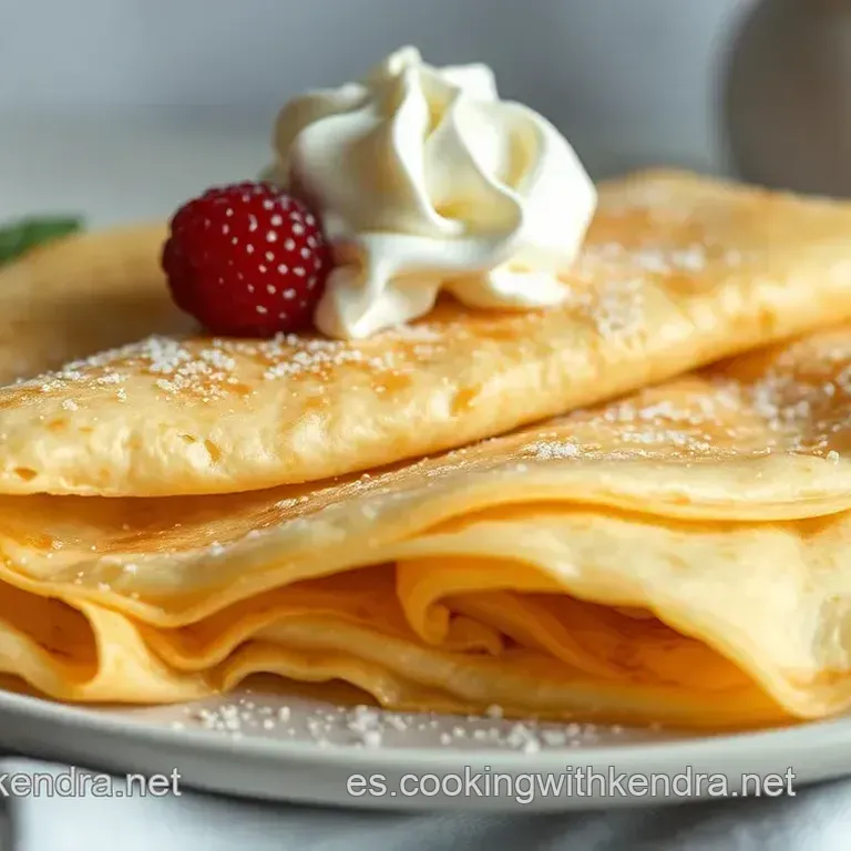 Crepes Dulces Cl&aacute;sicos: &iexcl;Un Abrazo de Sabor!