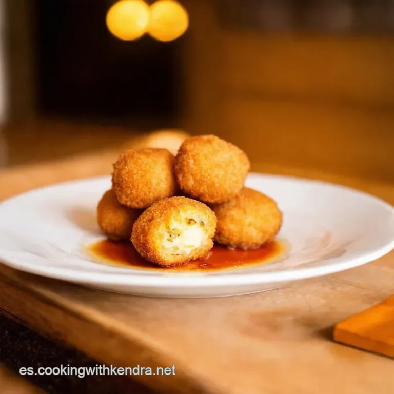 Croquetas Caseras De Jam&oacute;n Ib&eacute;rico presentation