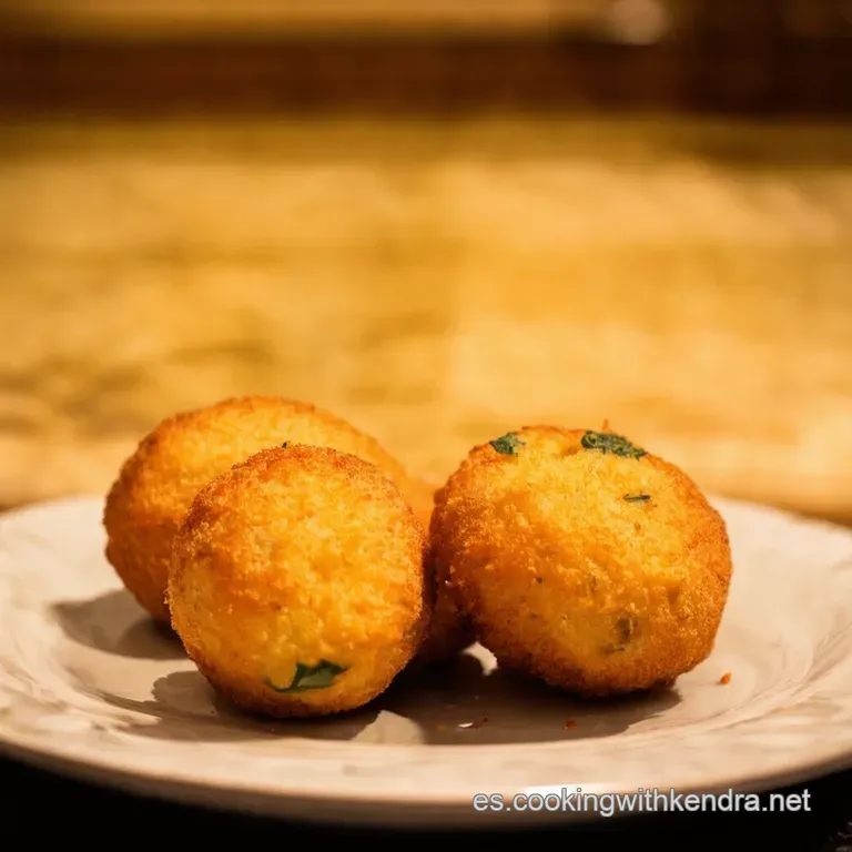 Croquetas Cremosas De Espinacas presentation