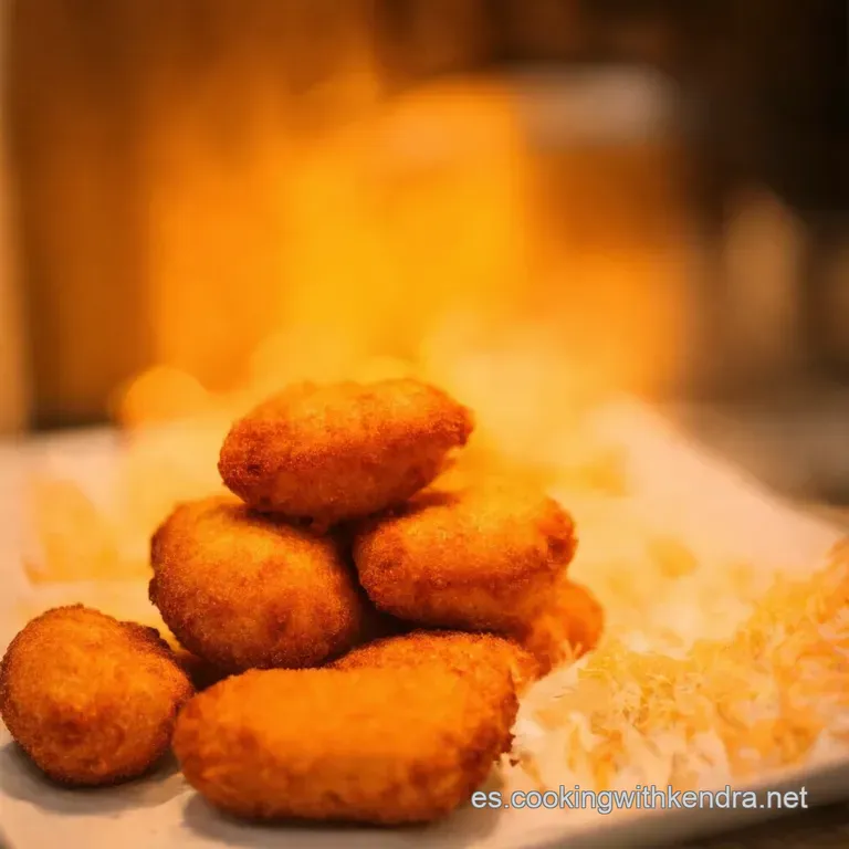 Croquetas Crujientes En Freidora De Aire presentation