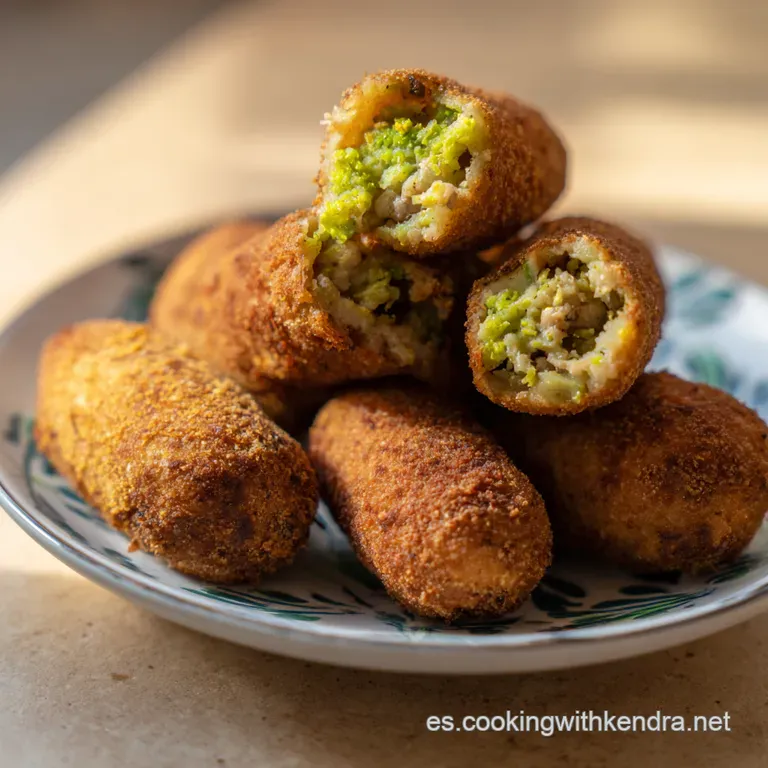 Croquetas Horneadas de Br&oacute;coli y Zanahoria