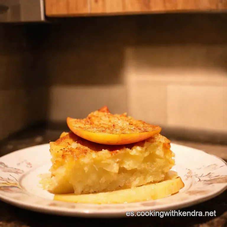 Crujiente De Manzana Al Horno Con Toque De Canela presentation