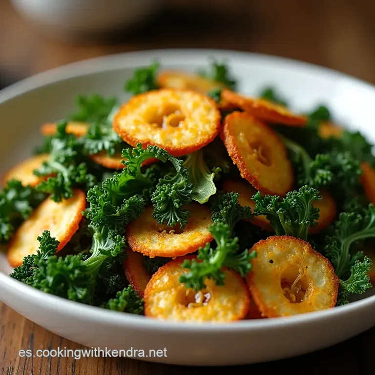 Crujientes Chips de Kale Caseros