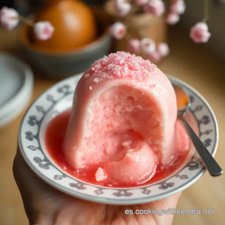 Daifuku Mochi El Secreto De La Masa Perfecta Fresa Y Anko presentation