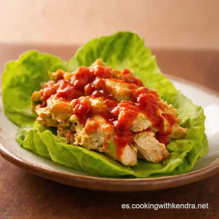 Delicias Verdes Avocado Chicken Salad Lettuce Wraps