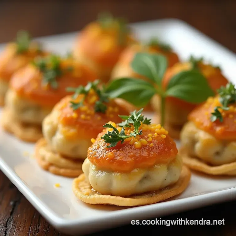 Bocaditos del Huerto Dumplings Jugosos de Pollo y Albahaca Listos en un Pisp&aacute;s