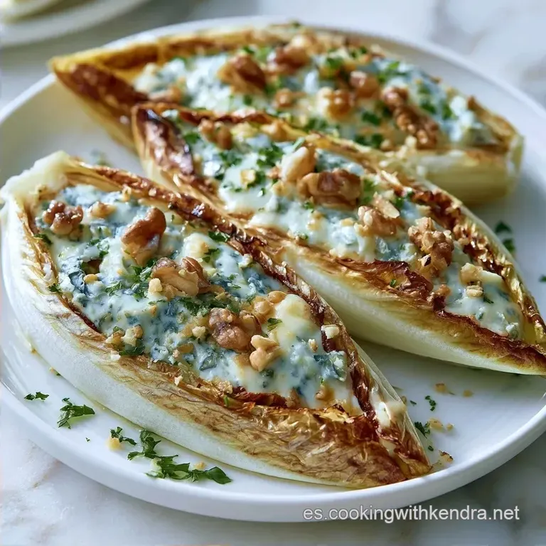 Endivias Rellenas de Queso y Nueces