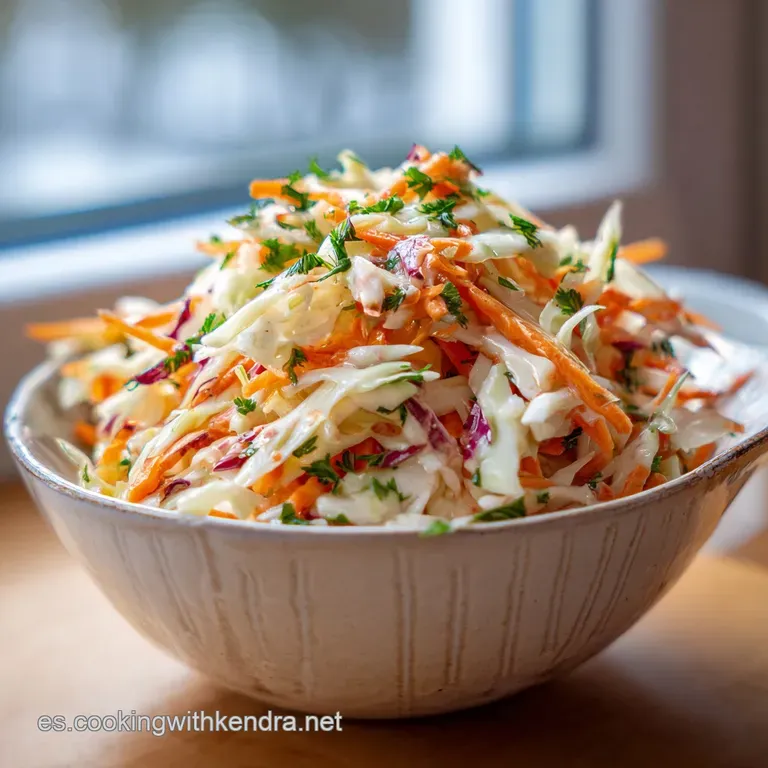 Ensalada de Col Cremosa: Receta Casera