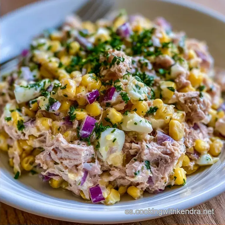 Ensalada De At&uacute;n Econ&oacute;mica y Cremosa