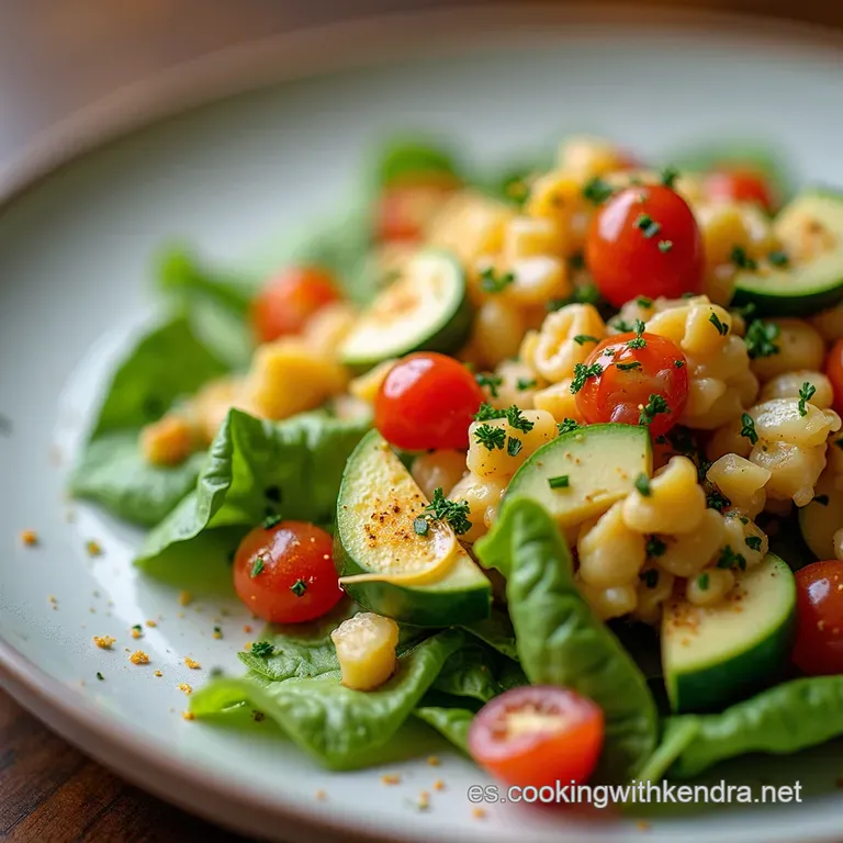 Ensalada de Cogollo con Vinagreta Cremosa de Queso Azul