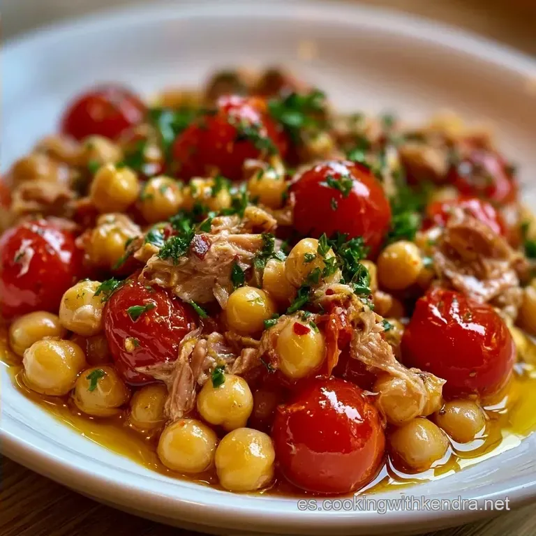 Ensalada De Garbanzos Veraniega Con Ventresca