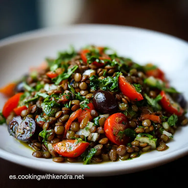Ensalada de Lentejas: Fresca y C&iacute;trica