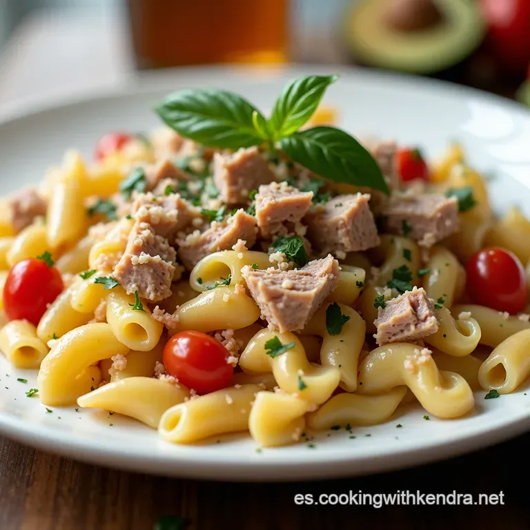 Ensalada de Pasta con At&uacute;n Cl&aacute;sica de la Abuela