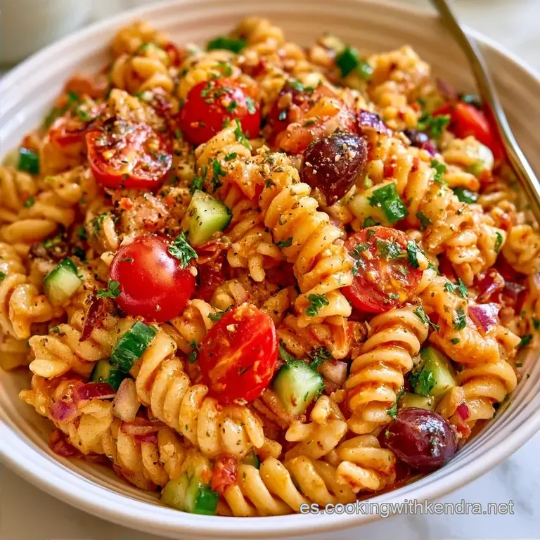 Ensalada de Pasta Griega Express