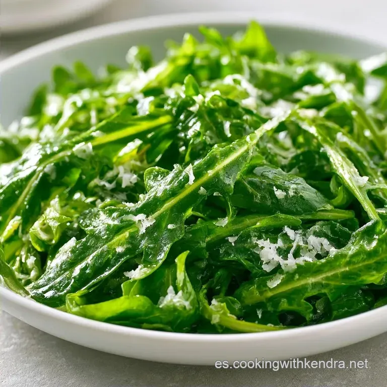 Ensalada de R&uacute;cula y Parmesano en 10 Minutos
