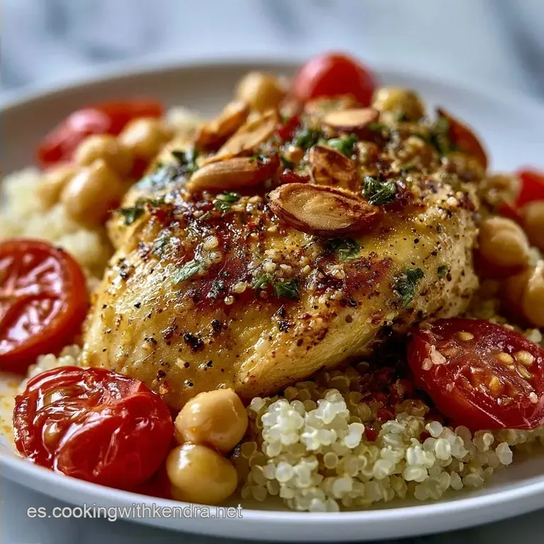 Ensalada de Verano Plato &Uacute;nico con Quinoa y Pollo