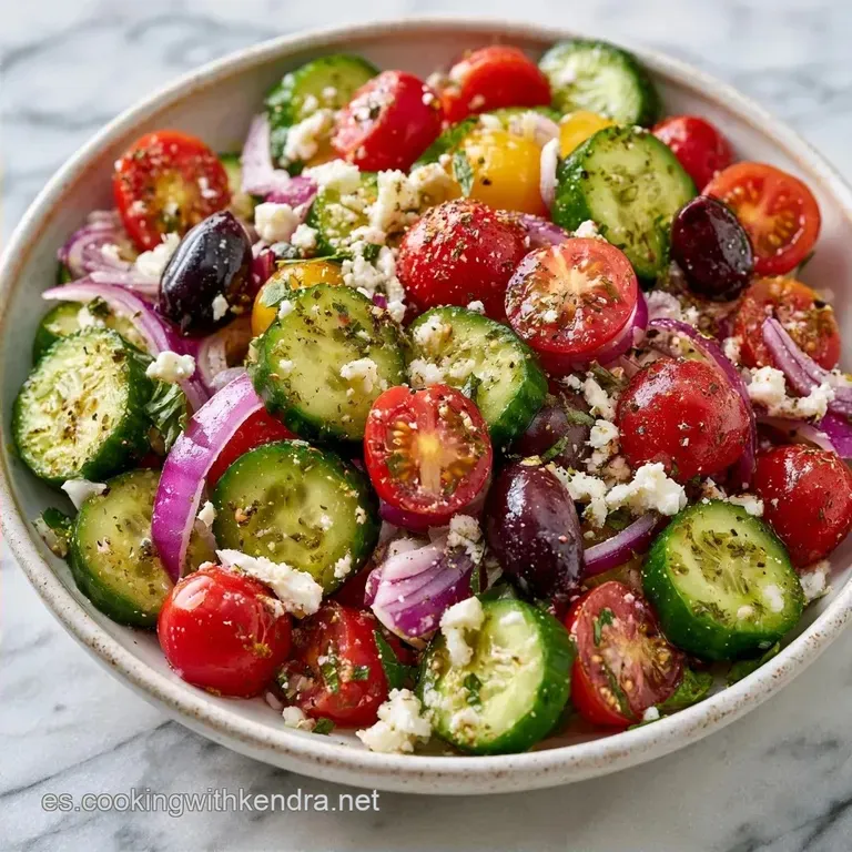 Ensalada Fresca de Verano Mediterr&aacute;nea
