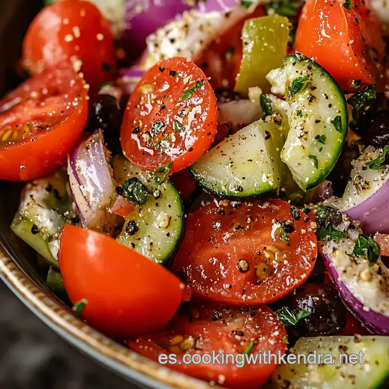 Ensalada Griega Aut&eacute;ntica: Un Fest&iacute;n Mediterr&aacute;neo presentation