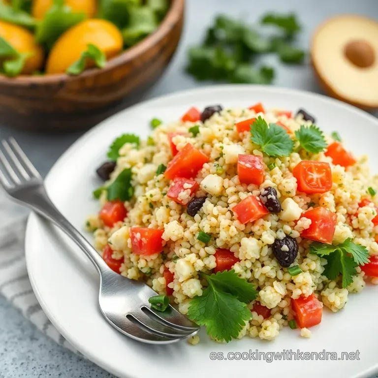 Ensalada Primaveral de Quinoa Tirabeques y C&iacute;tricos
