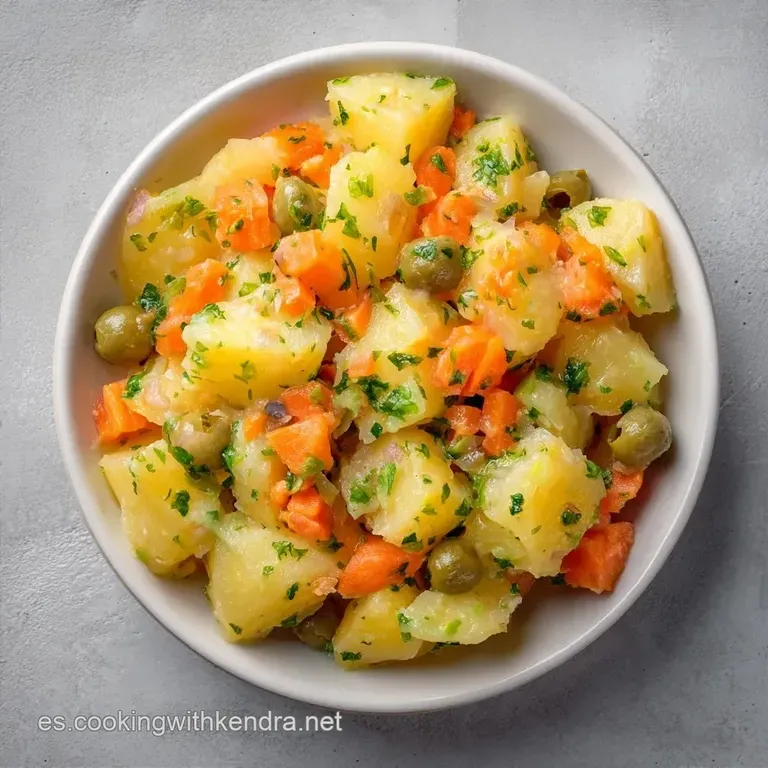 Ensaladilla Rusa Cl&aacute;sica: Cremosa y Sedosa