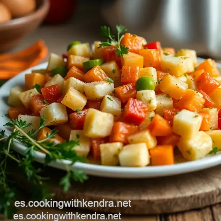 Ensaladilla Rusa: La Aut&eacute;ntica Y Cremosa Receta De La Abuela presentation