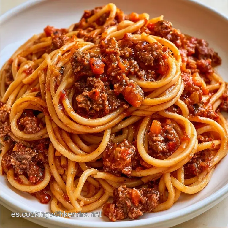 Espaguetis A La Boloñesa Caseros
