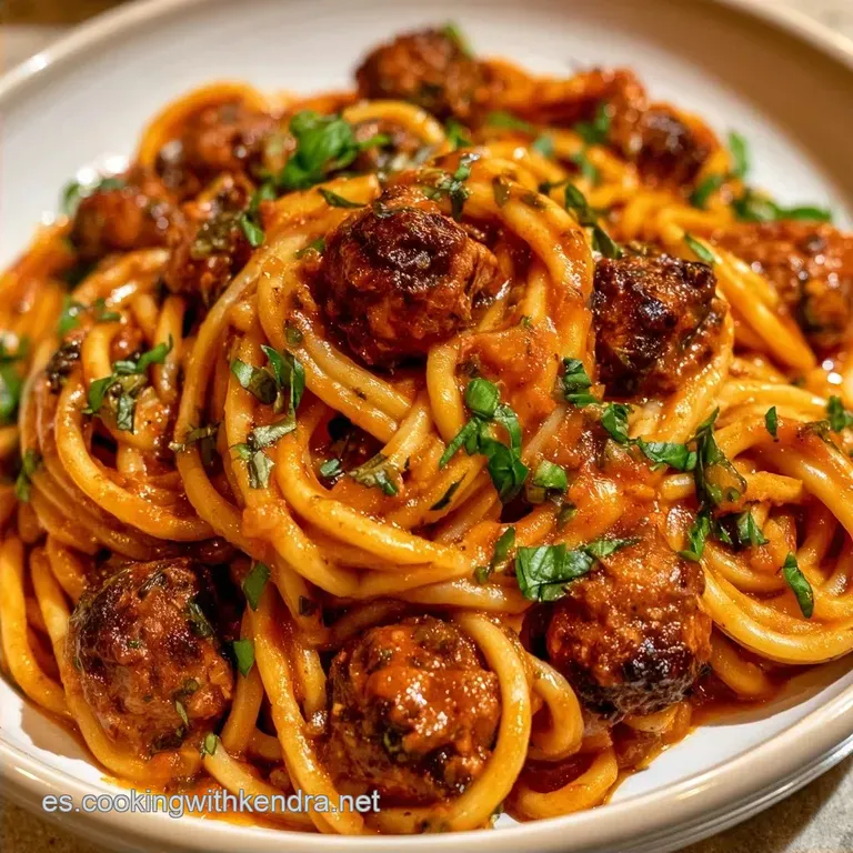 Espaguetis Con Albóndigas Caseros