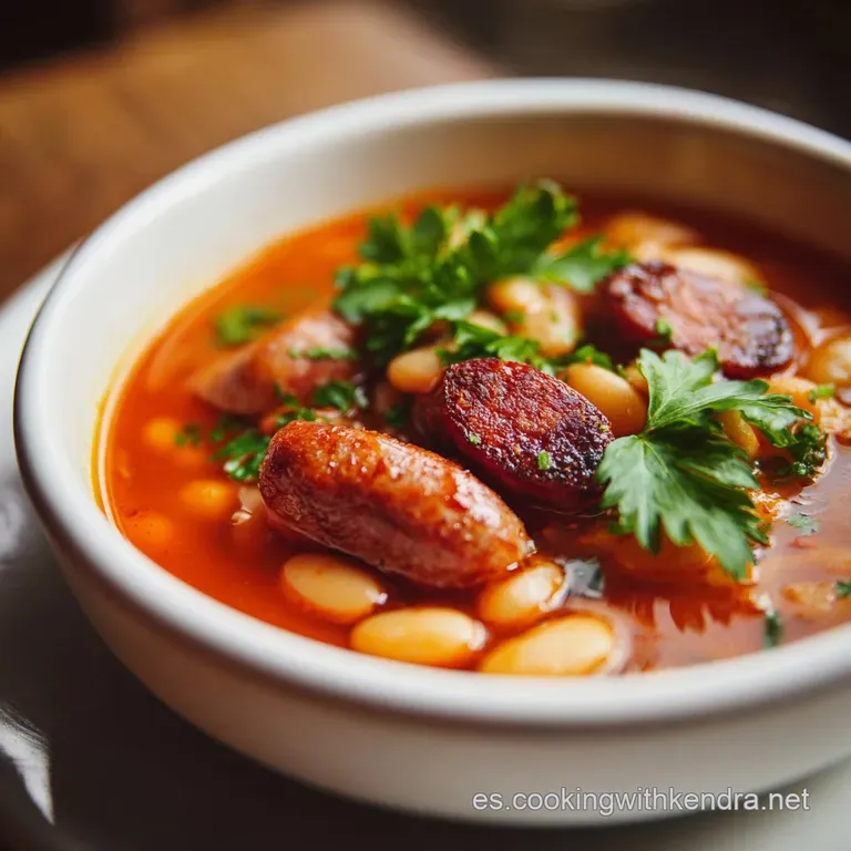 Fabada Asturiana: Caldo Untuoso y Fabes Aterciopeladas