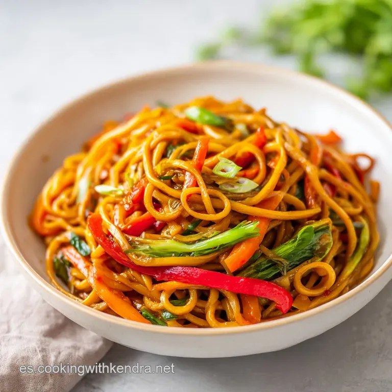 Fideos Chinos: Textura Sedosa y Crujiente