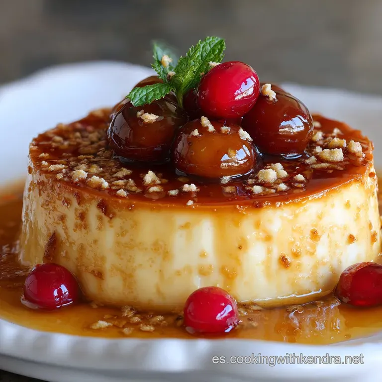 Flan de Turr&oacute;n Aterciopelado y Denso