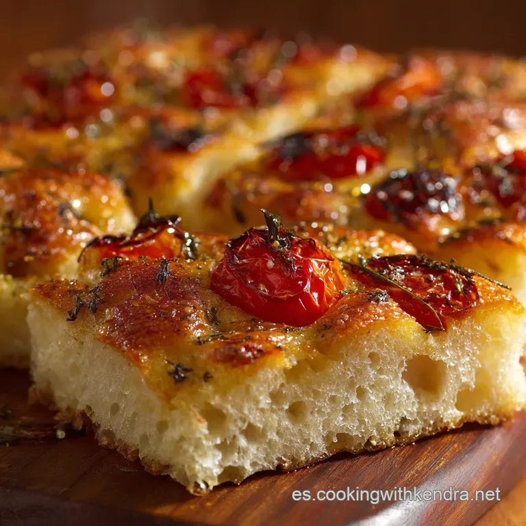 Focaccia Italiana Casera: La Receta Aut&eacute;ntica Para Conseguir Ese Pan Italiano Esponjoso. presentation