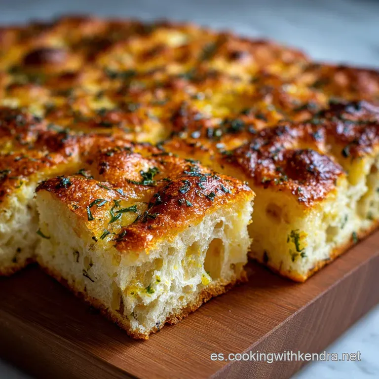 Focaccia italiana casera: La receta aut&eacute;ntica para conseguir ese pan italiano esponjoso.
