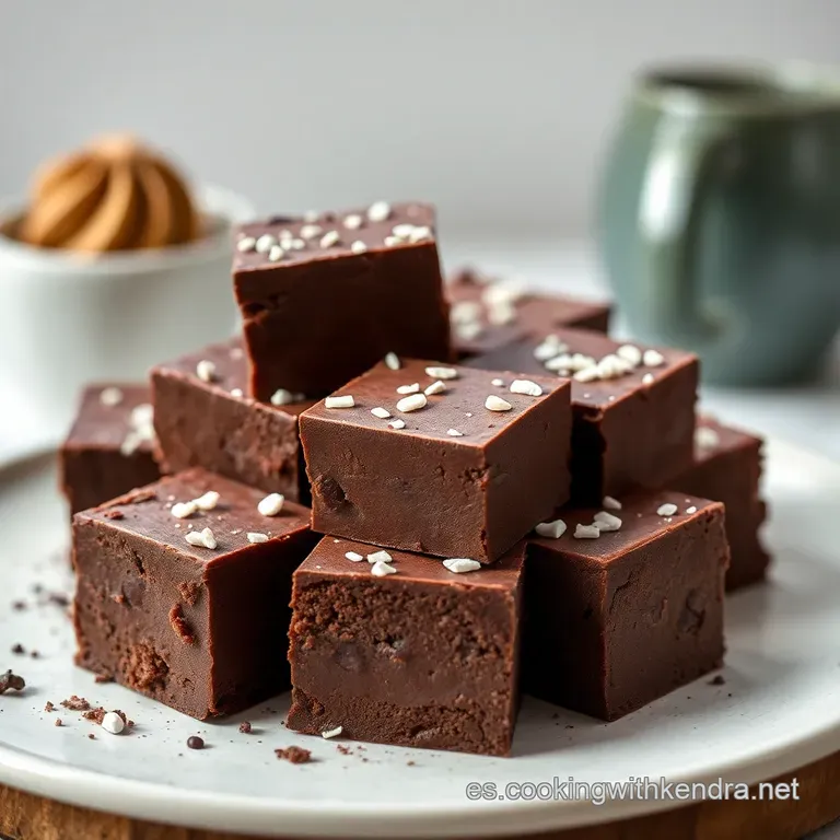 Fudge de Chocolate Casero Irresistiblemente Delicioso