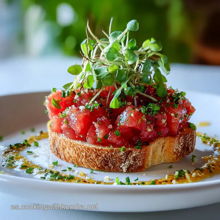 Fuet Tartare: Aperitivo Sorprendente
