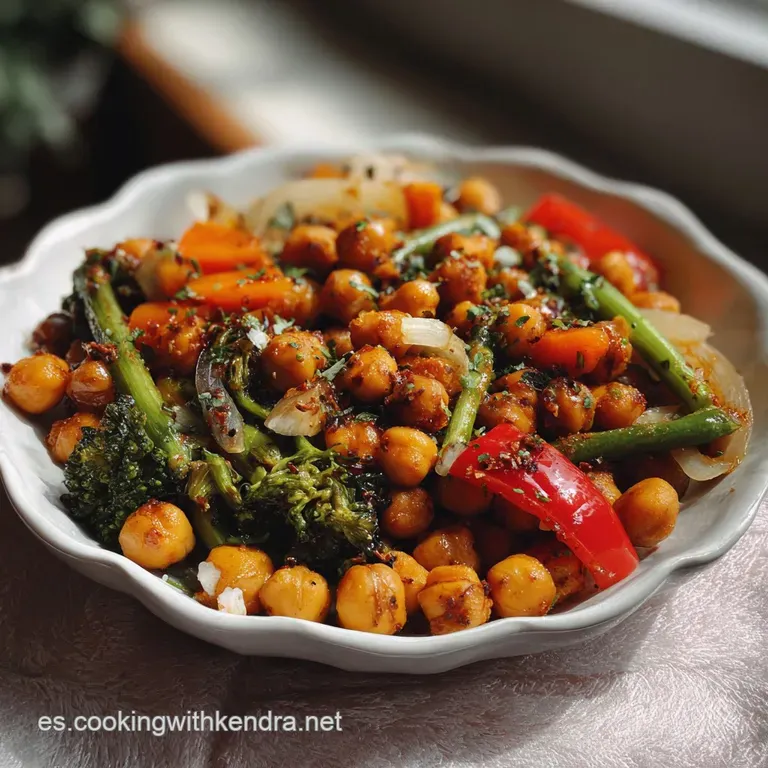 Garbanzos con Verduras Reconfortantes