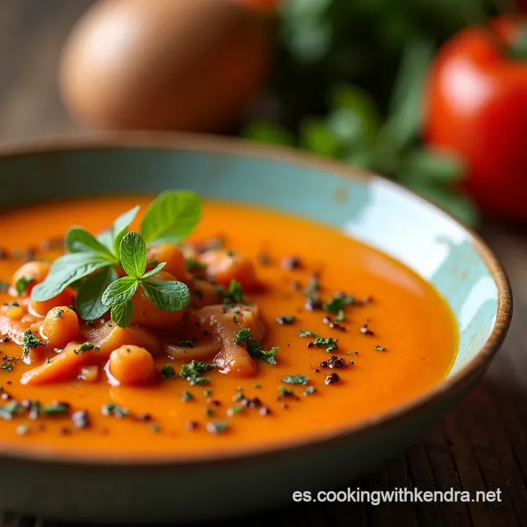 Gazpacho Andaluz Con Un Toque Moderno presentation