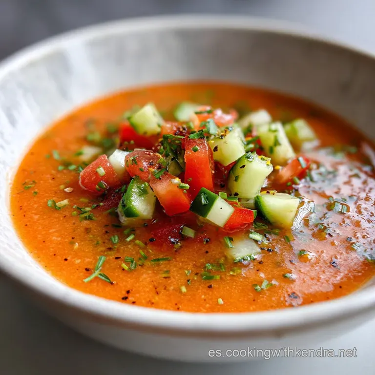 Gazpacho Andaluz Receta de la Abuela