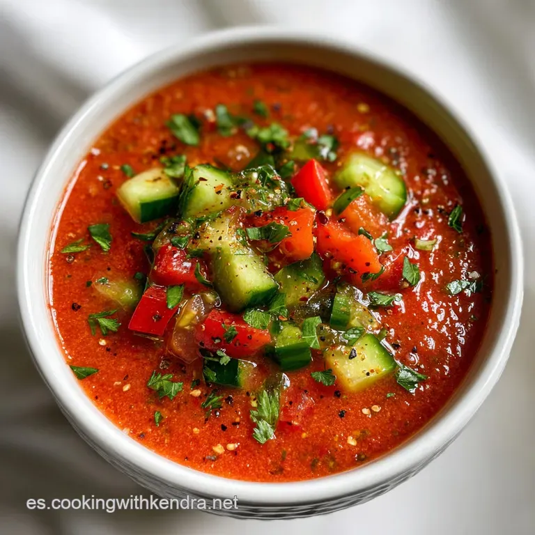 Gazpacho Receta F&aacute;cil y R&aacute;pido